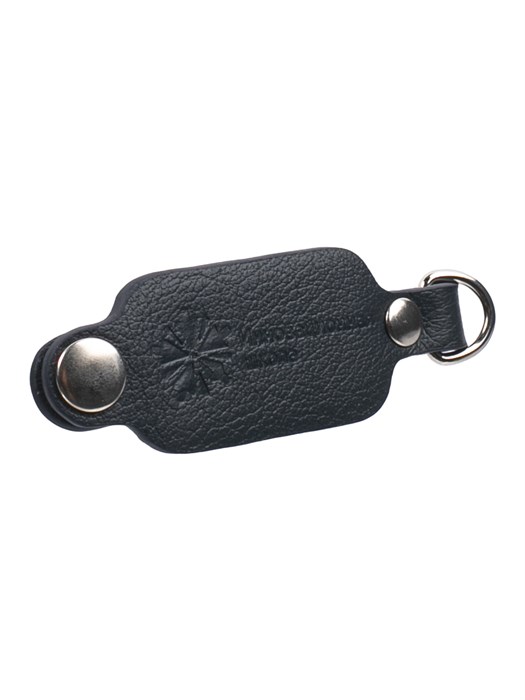Брелок кожаный "Инновационная школа", цвет черный ИБОК01030712