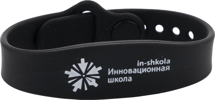 Браслет силиконовый "Инновационная школа", цвет черный 48161