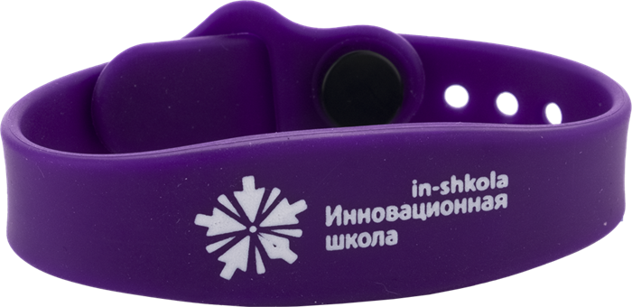 Браслет силиконовый "Инновационная школа", цвет фиолетовый 48165