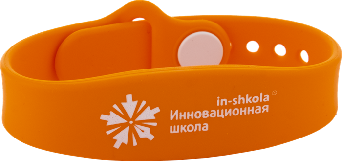 Браслет силиконовый "Инновационная школа", цвет оранжевый 48168