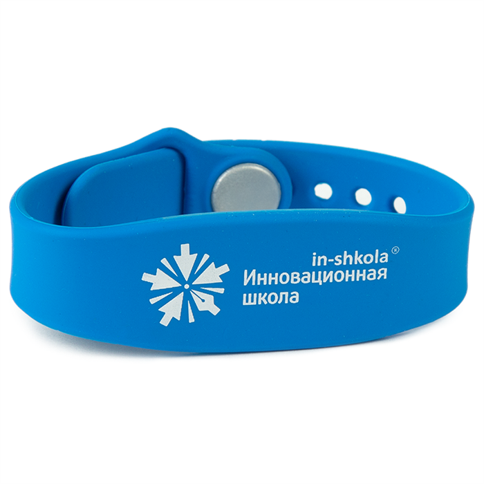 Браслет силиконовый "Инновационная школа", цвет голубой 48171