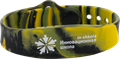 Браслет силиконовый "Инновационная школа", цвет хаки (желтый, зеленый, черный) 48164