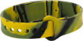Браслет силиконовый "Инновационная школа", цвет хаки (желтый, зеленый, черный) 48164