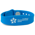 Браслет силиконовый "Инновационная школа", цвет голубой 48171
