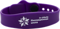 "Браслет силиконовый "Инновационная школа", цвет фиолетовый" 48206